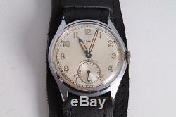 Antique Vintage Old Military Mimo Girard Perregaux Mens Wrist Watch