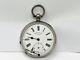 Antique Vintage Old Solid Silver Gents Pocket Watch Henry Houghton Geneve