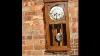 Antique Vintage Old Striking Wall Clock Key Pendulum See Video