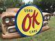 Antique Vintage Old Style Ok Used Cars Sign