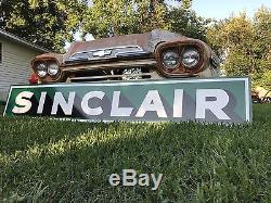 Antique Vintage Old Style Sinclair Motor Oil Gas Sign. FREE SHIPPING
