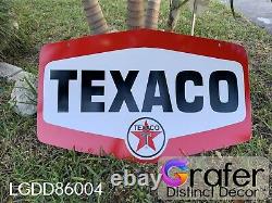 Antique Vintage Old Texaco Motor Oil Sign