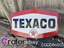 Antique Vintage Old Texaco Motor Oil Sign