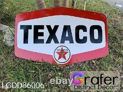 Antique Vintage Old Texaco Motor Oil Sign