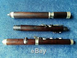 Antique Vintage Old Wooden 8 Key Irish Cocus Flute Butler London Dublin
