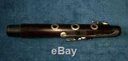 Antique Vintage Old Wooden 8 Key Irish Flute Metzler London