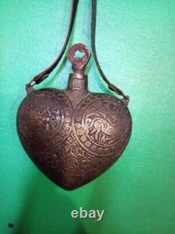 Antique Vintage Ottoman Old Gunpowder Case RARE -