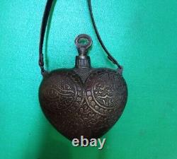 Antique Vintage Ottoman Old Gunpowder Case RARE -