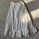 Antique Vintage Very Old Linen/Cotton Skirt XS