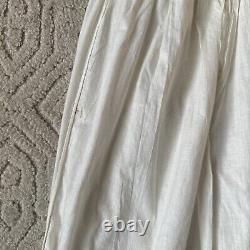 Antique Vintage Very Old Linen/Cotton Skirt XS