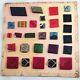 Antique Vintage old Buttons on card sewing project clothes coats shirts blouses