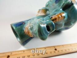 Antique or Vintage Chinese Japanese Ceramic Dragon Teapot Ewer Old Stickers 10