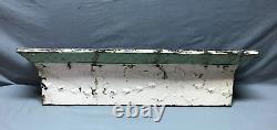 Architectural Distressed Embossed Reclaimed 36 Tin Mantle Shelf Old 1540-24B