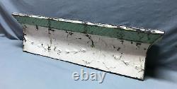 Architectural Distressed Embossed Reclaimed 36 Tin Mantle Shelf Old 1540-24B