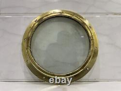 Authentic Old Antique Brass Ship Salvage Vintage Round Wall Décor Porthole