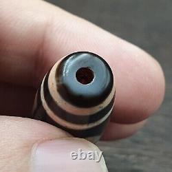 Beautiful Protective Bead Amulet Vintage Old Indo Tibetan Agate pure Eyes