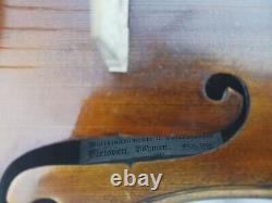 Bohemian Violin Vintage Circa 1863 150+ Old Antique Baroque Gorgeous Tone