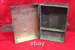 Brass Jewellary Case Box Old Vintage Antique Decorative Collectible