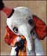 By Alla Bears artist Old Antique Vintage Elephant art doll Halloween toy decor