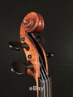 C. 1920 John Juzek 4/4 Full Size Violin Vintage Old Antique Fiddle