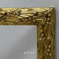 Ca. 1900 Old wooden painting frame fold dimensions 15.9 x 11.8 in