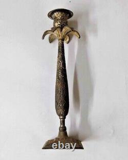 CandleStand Antique Vintage Brass Old Rare Collectible