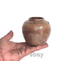 Ceramic Ginger Pot Old Vintage Antique Shape Handcrafted Fine Halloween Gifts