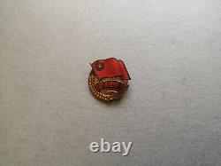 China, old bronze enamel military badge