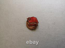 China, old bronze enamel military badge