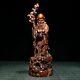 Chinese Antique Vintage Boxwood Carved Religious Figurines Statues Old Buddha