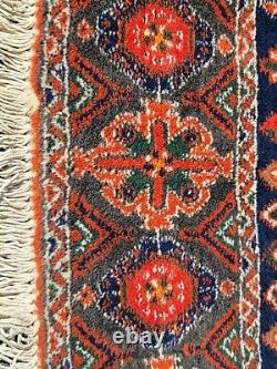 Delightful Old Sharbabaki Rug Geometric Hand Knotted Wool Rug