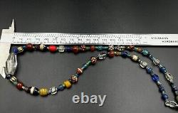 Dzi Vintage Antique Trade Old Himalayan India Tibetan Nepal Afghani Beads String
