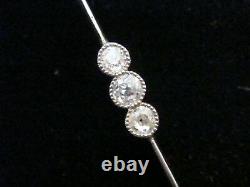 Edwardian Platinum Old Cut Diamond 1.25ct Lavaliere Necklace