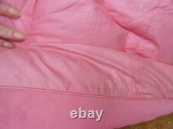 Eiderdown Feather Antique Vintage Rose Pink Single Bed Cotton Sateen Old Downton