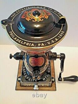 Enterprise MFG Company No. 1 Coffee Grinder Mill Old Antique Vintage Circa 1898