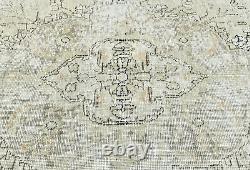 Floral Medallion Stone-Washed Muted 5'2X8'5 Antique Vintage Oriental Rug Carpet