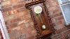 German Vintage Old Antique Junghans Wall Clock Key Pendulum See Video