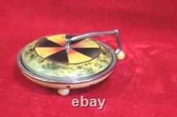 Girl's Compact Box Old Vintage Antique Home Decor Collectible PL-90