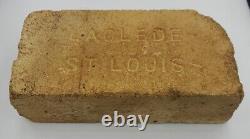 Historical Laclede St. Louis Antique Old Vintage Brick Great Color