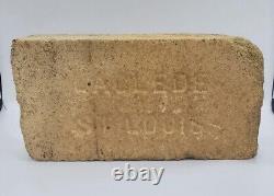 Historical Laclede St. Louis Antique Old Vintage Brick Great Color