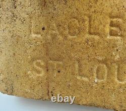 Historical Laclede St. Louis Antique Old Vintage Brick Great Color