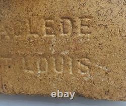 Historical Laclede St. Louis Antique Old Vintage Brick Great Color