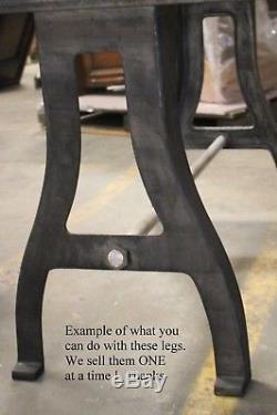 Industrial Factory Furniture Maker Table Leg, Antique Old Vintage Replica