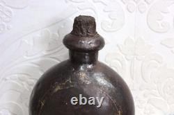 Iron Water Pot Indian Vintage Old Antique Rare Decorative Collectible