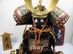 Japanese Old Vintage Samurai Armor Helmet Set Syugetsu From Japan