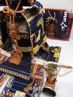 Japanese Old Vintage Samurai Armor Helmet Set Syugetsu From Japan