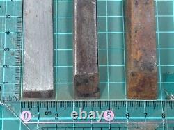 Japanese vintage chisel tataki Nomi Japan Signed Old 18.17.15.14.8.3mm BB002