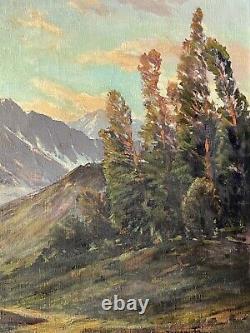 Joseph Frey Antique California Plein Air Landscape Oil Painting Old Vintage 1938
