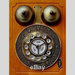 Kitchen Wall Phone Vintage Wooden Telephone Retro Classic Wood Antique Gift Old