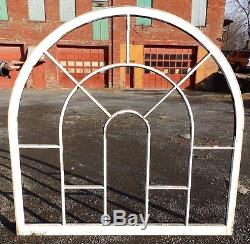 Large Wide Antique Gothic Arched Dome Top Palladian Window Old Vintage 5265-15